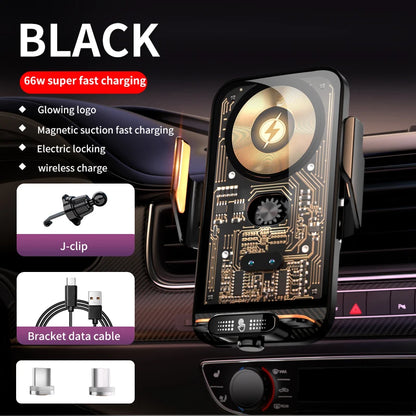 Car Phone Holder 66W Wireless Charger Mobile Phone Holder