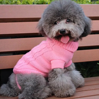 Dog Winter Clothes Knitted Pet Clothes Pet Sweater