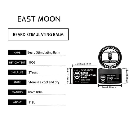 Men's Beard Balm Facial Hair Care Beard Growth Wax