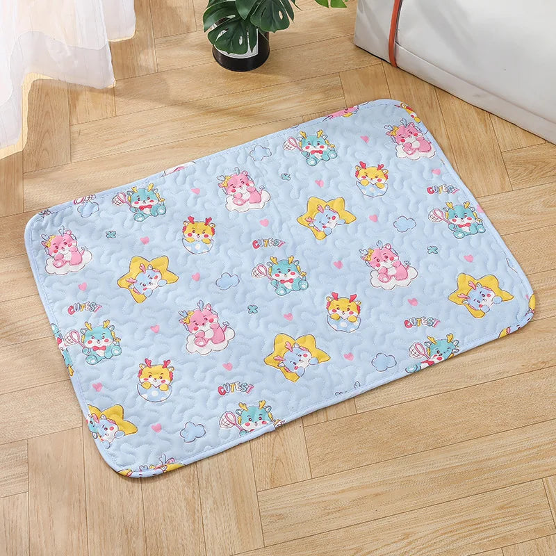 Summer Mat Pet Cooling Ice Blanket Mat Skin Friendly
