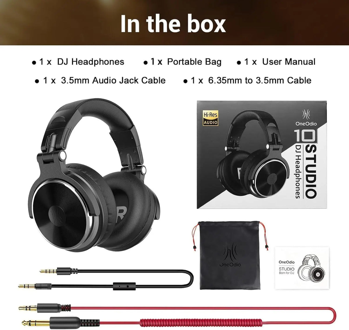 Oneodio Wired Headphones Professional Studio Headphones