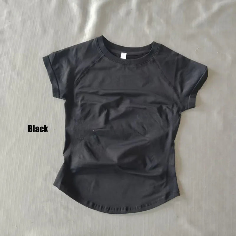 Quick Dry Women's Workout Shirts Short Sleeve Gym