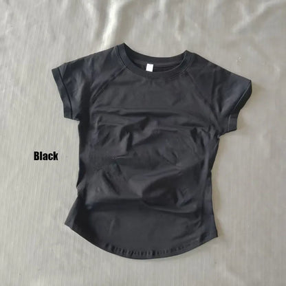 Quick Dry Women's Workout Shirts Short Sleeve Gym