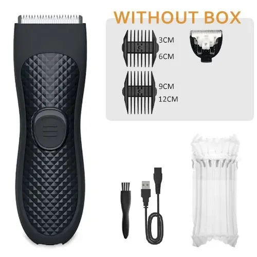 Body Hair Trimmer for Men Electric Groin Hair Trimmer