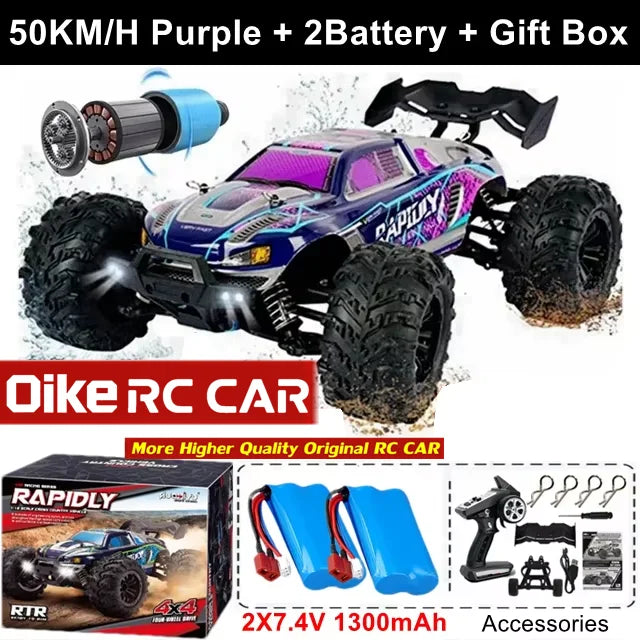 Super Brushless 50KM/H Brushed RC Car Off Road Buggy Toy