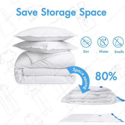 Reusable Vacuum Storage Sealing Bags with Hand Pump