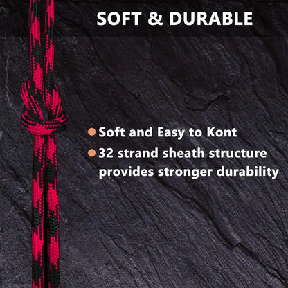 9 Core 650lb Paracord 100m Dia.4mm Military Standard
