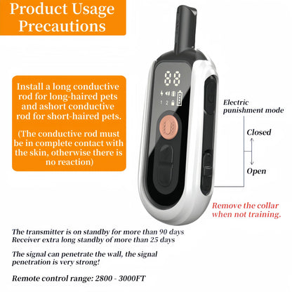 Electric Dog Training Collar Waterproof Dog Bark Collar