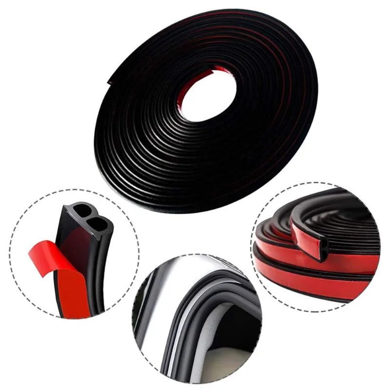 Car Door Seal Strips Noise Insulation Rubber Seals Sticker