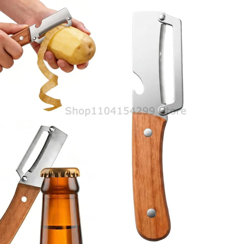 3-in-1 Multifunction Peeler Kitchen Stainless Steel Peeler