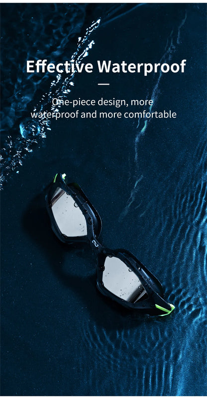 Professional Female Swimming Goggles Electroplate Swim Glasses