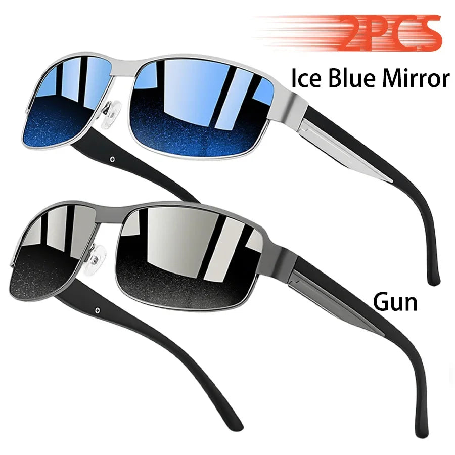 Fashion Vintage Rectangle Sunglasses Men Women