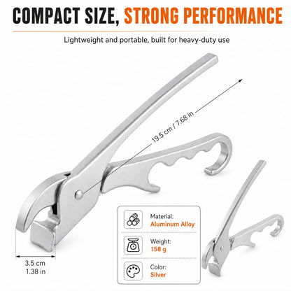 Aluminum Alloy Pizza Pan Gripper Anti Scald Hot Dish