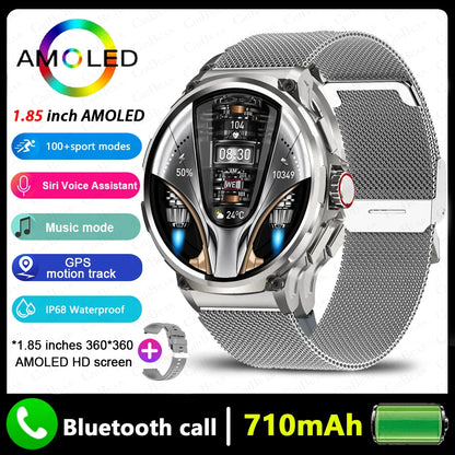 New Military GPS V69 Smart Watch Men 1.85 inch 710 mAh