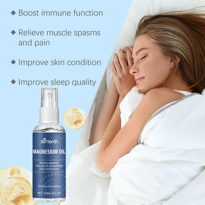 Magnesium Oil Moisturizing Spray Better Sleep Relieve
