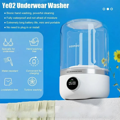Wireless washing machine portable underwear cleaner