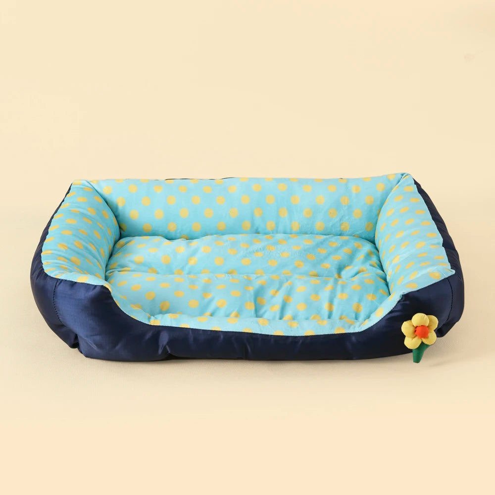Soft Square Large Dog Sofa Elastic House Cushion