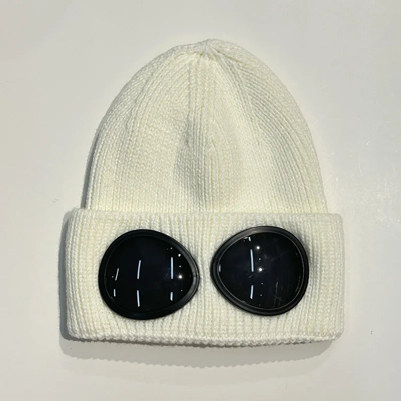 Warm Ski Mask Hats Caps Women Men Winter Windproof Glasses