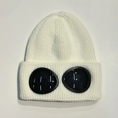 Warm Ski Mask Hats Caps Women Men Winter Windproof Glasses