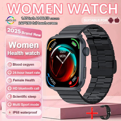 New Women Men AI Smart Diagnosis Watch HRV+PPG Blood Pressure