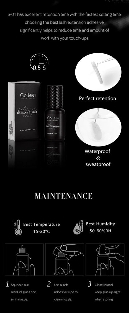 All Season Glue for Lash Extension 0.5s Fast Drying Strong