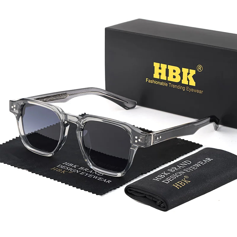 HBK Fashion Punk Sunglasses for men Classic Square