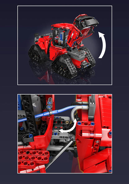 King 18020 Technical Car Toys Pneumatic Crawler Tractor
