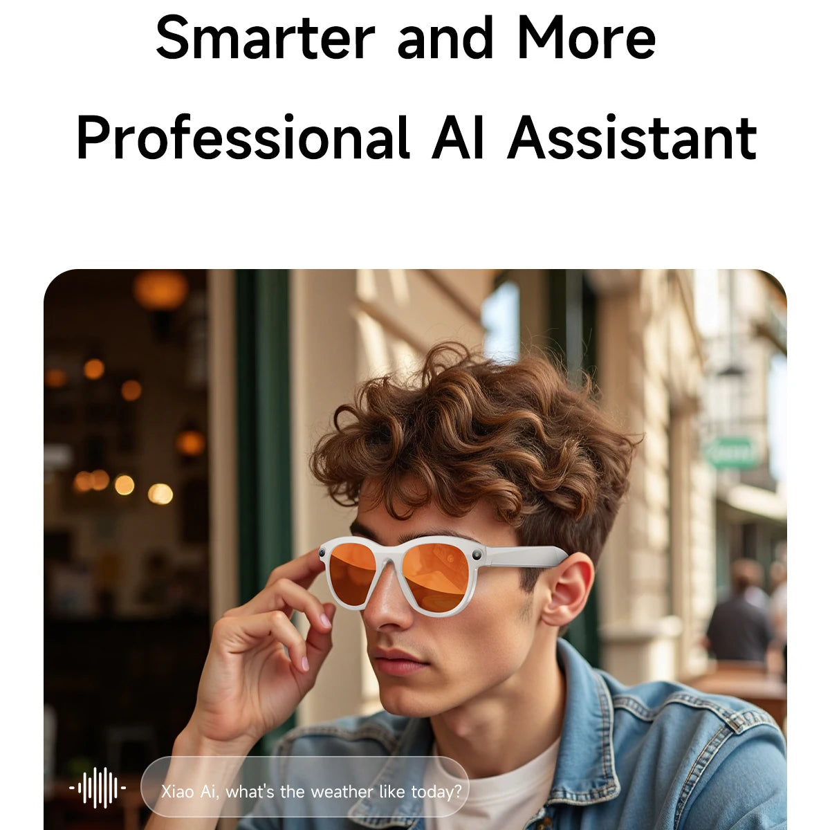 AI Smart Glasses New Interaction With Camera Photo