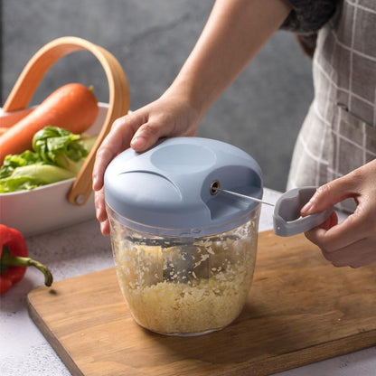 Manual Meat Mincer Garlic Chopper Rotate Garlic Press