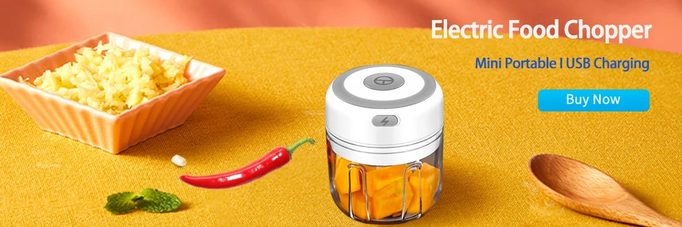 Meat Grinder Electric Garlic Crusher Food Chopper