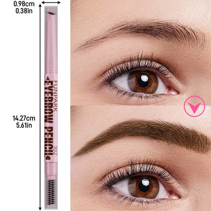 2 in 1 Professional Eyebrow Pencil Eye Makeup for Women
