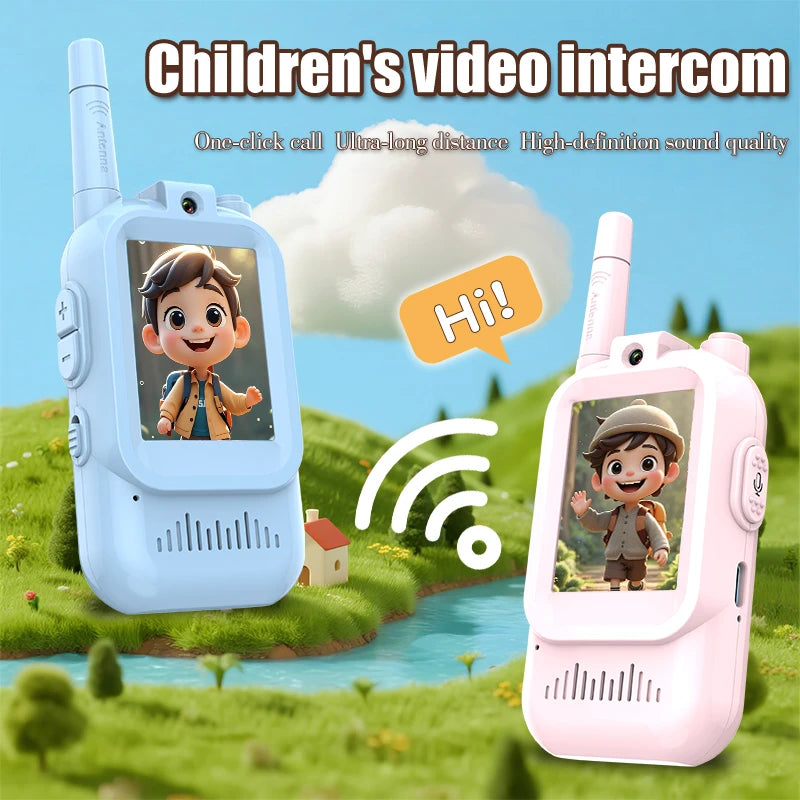 Children's Video Walkie Talkies 2 Pack Rechargeable