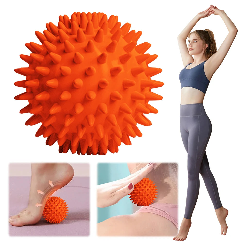 Foot Massage Ball With Spikes Pilates Yoga Sports Fitness