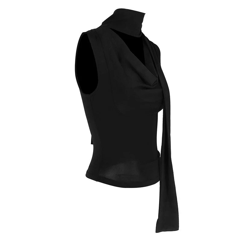 Women's Sexy Sleeveless V-Neck Solid Tank Top Fashion Streetwear