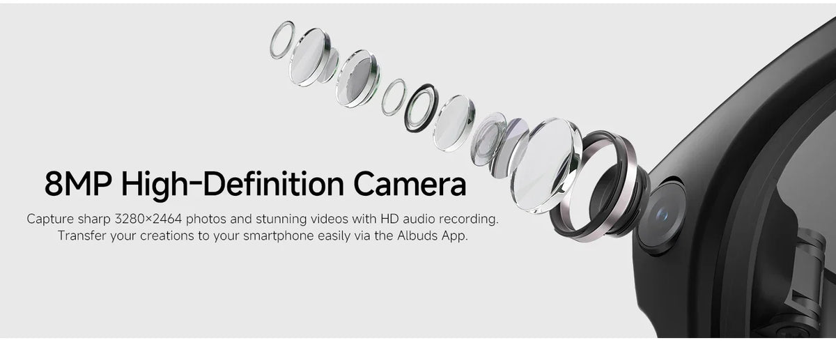 New HD5-ultra AI Smart Glasses AI Real-time Translation