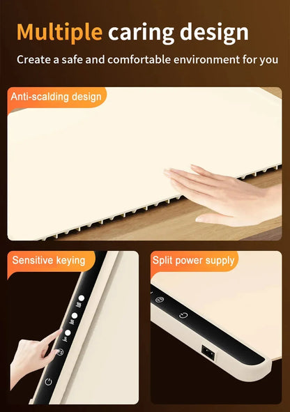 Foldable Food Warmer Electric Warming Tray Food
