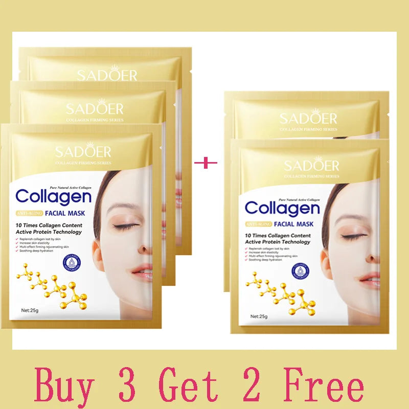Collagen Anti Wrinkle Facial Mask Anti Aging Fade Fine Lines
