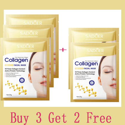 Collagen Anti Wrinkle Facial Mask Anti Aging Fade Fine Lines