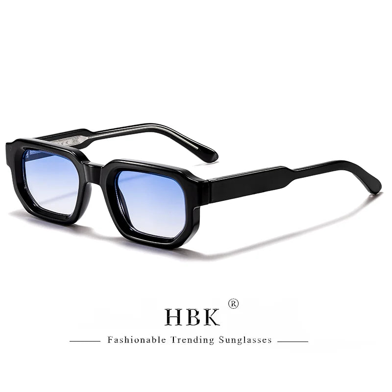 HBK Vintage Polygon Sunglasses for Men Small Frame