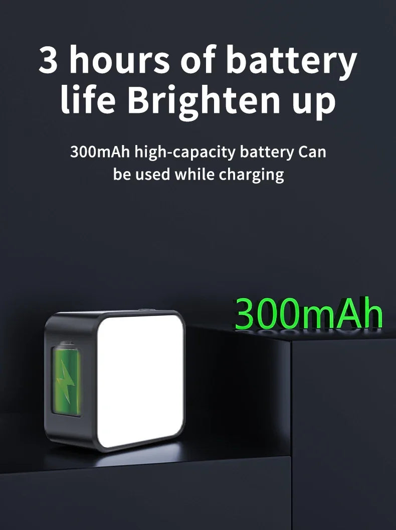Mini Magnetic LED Fill Light Photography Lighting Camera