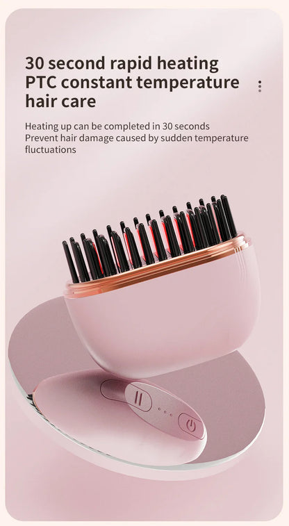New Mini Straightener Rechargeable Portable Hair Straightener