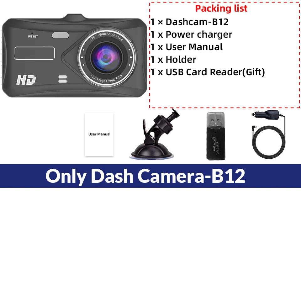 Dash Cam Touch Sensitive Dash Camera WDR G sensor