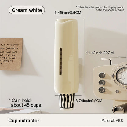 Water Dispenser Cup Extractor Wall Mounted Holder Bracket