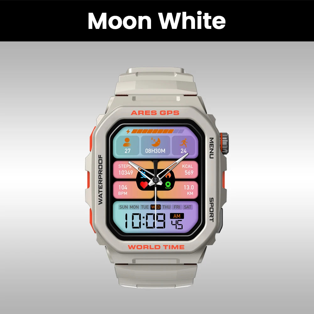 New Zeblaze Ares GPS Smart Watch Built-in Alexa & GPS