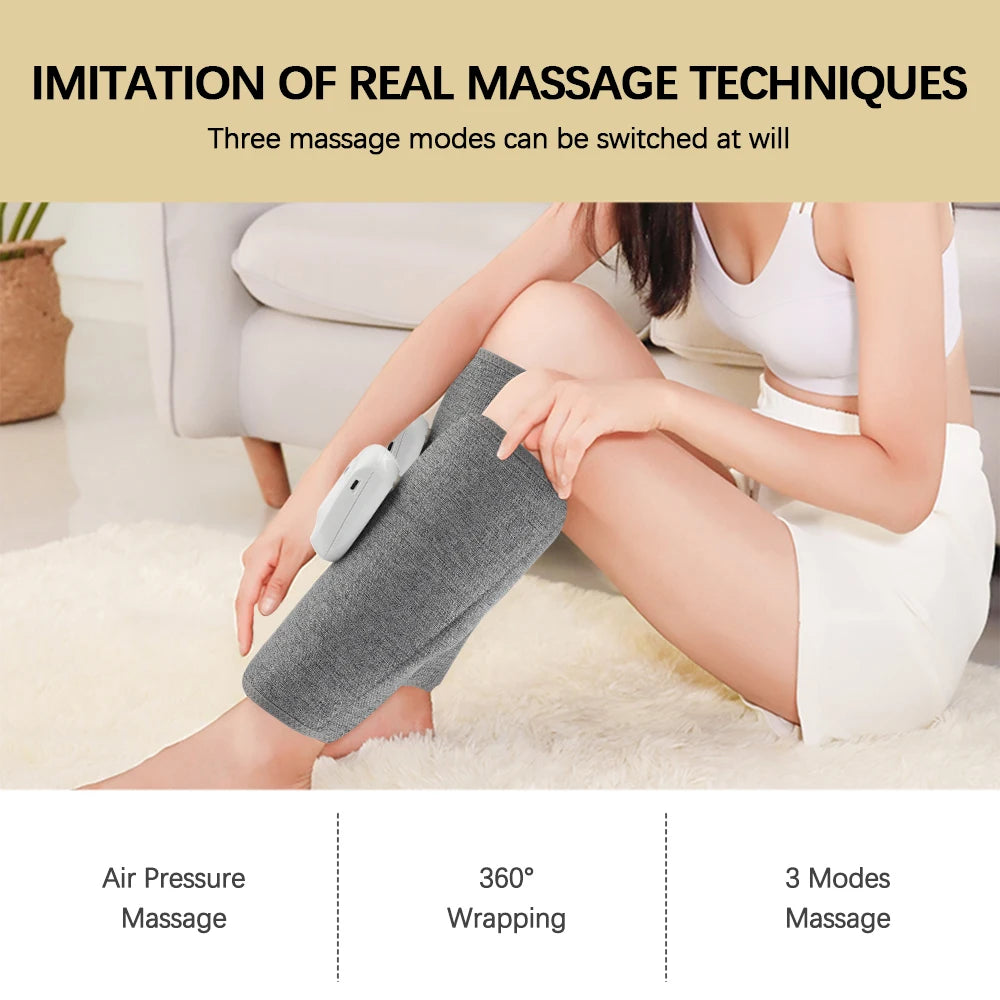 Eletric 360° Air Pressure Calf Massager Wireless Leg Massage