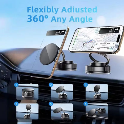 New Vacuum Magnetic Phone Holder for Car - Suction Cup