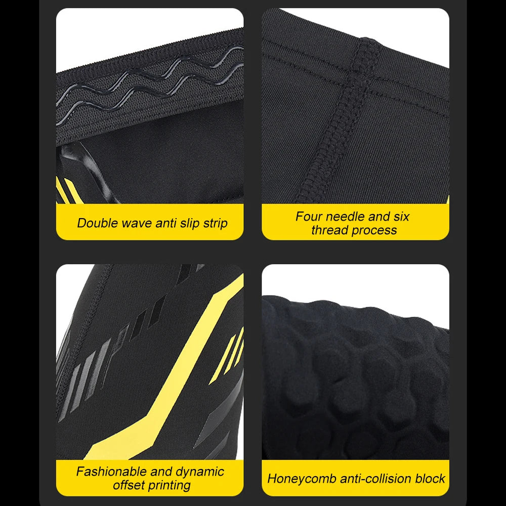 1 Pc Sports Padded Arm Sleeves Protective Compression Elbow Pad
