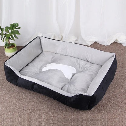 Soft Square Large Dog Sofa Elastic House Cushion