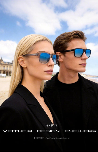 Polarized UV400 Sunglasses Fashion Photochromic Gradient