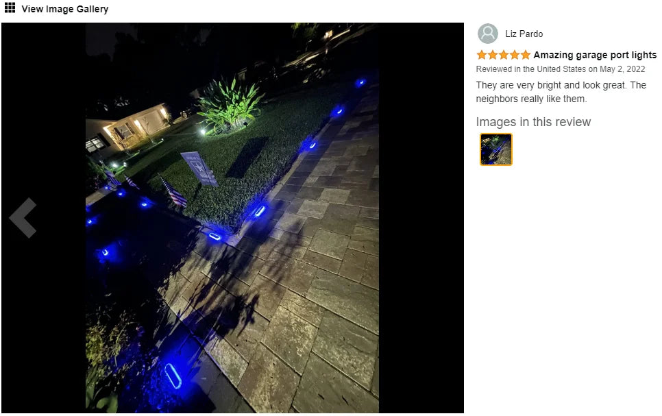 4 Pack Solar Deck Lights Outdoor Step Lights